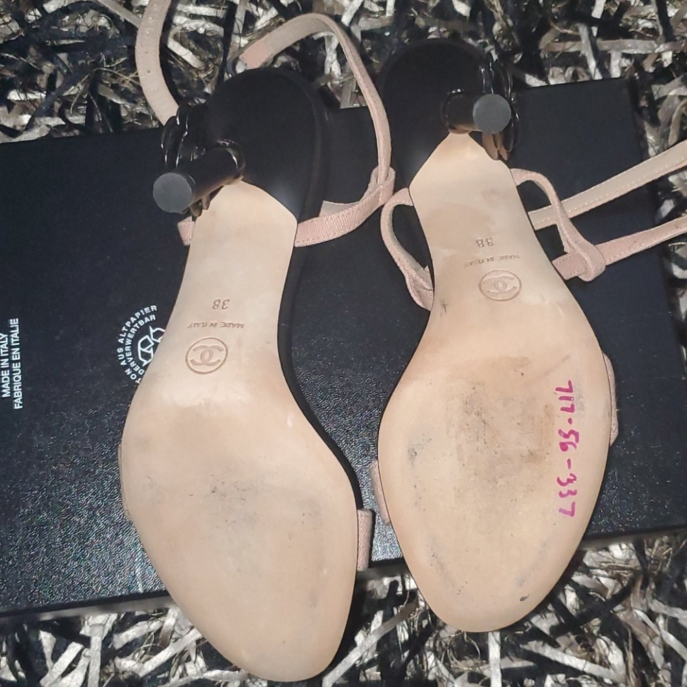 Chanel Camellia Slingback Sandals - Picture 9 of 12